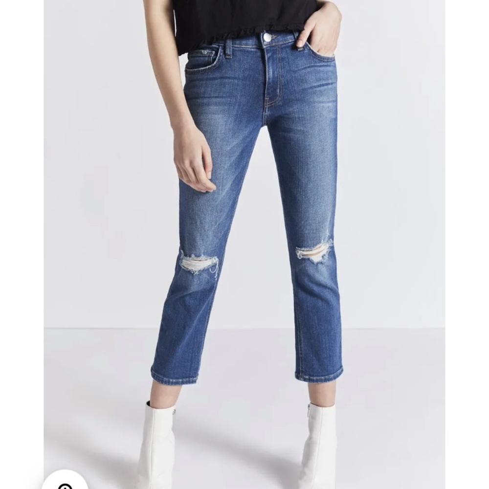 Current Elliot High Waist Straight Jean ✨